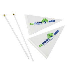 Small White Hand Flags