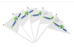 Small White Hand Flags