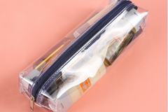 Transparent PVC Pencil Case One Dollar Only
