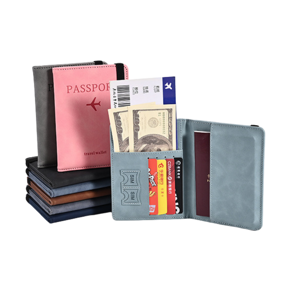 PU Leather Strap Passport Holder (Deliver in 4-6 weeks)