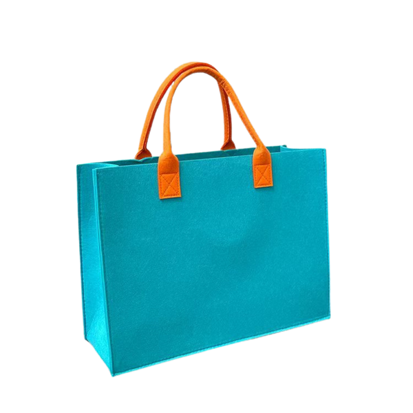 Medium Colorful Felt Tote Bag (Deliver in 4-6 weeks)
