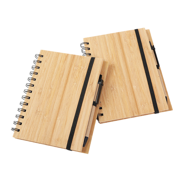 Bamboo Notebook with Pen (Deliver in 4-6 weeks)
