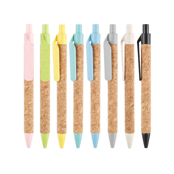 Eco Wheat Straw and Cork Pen (Deliver in 4-6 weeks)