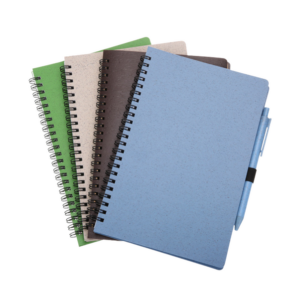Wheat Fibre Notebook with Pen (Deliver in 4-6 weeks)