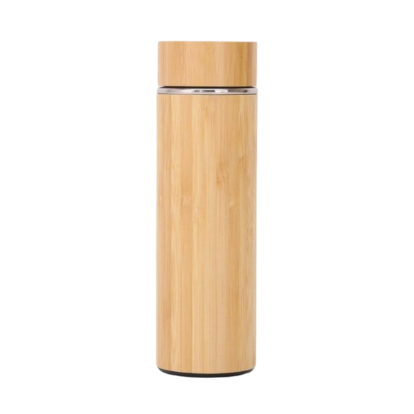 Stainless Steel Bamboo Thermal Bottle (Deliver in 4-6 weeks)