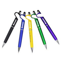 Dual-Use Ballpoint Pen With Mobile Phone Bracket