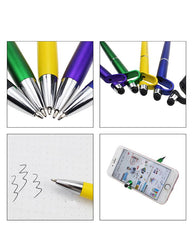 Dual-Use Ballpoint Pen With Mobile Phone Bracket