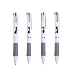 3-Colour Multi-Pen With Grey Rubber Grip