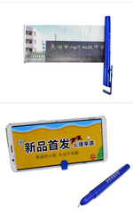 Clicker Gel Pen with Mobile Phone Holder