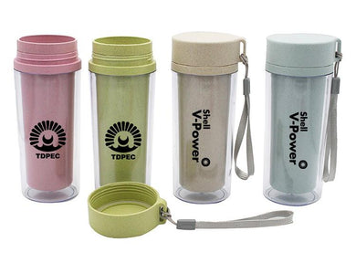 Portable Clear Insulated Water Bottle