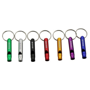 Keychain With Aluminium Whistle
