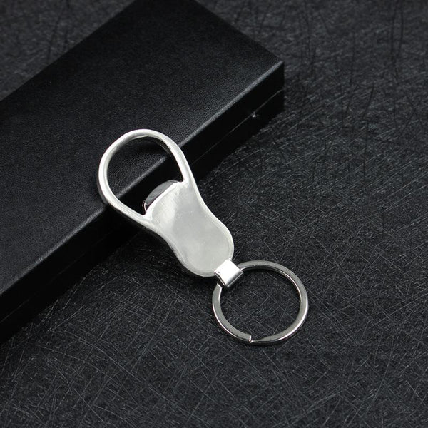 Metal Keychain With Bottle Opener