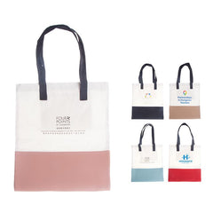 Canvas And Leather Tote Bag