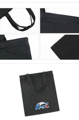 Black Canvas Tote Bag 35*42cm