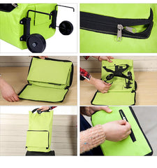 Foldable Shopping Trolley Bag With Wheels