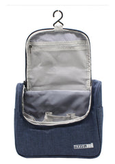Zippered Toiletry Bag With Side Pockets For Travel
