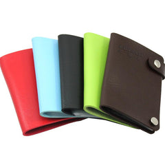 Swivel Card Organiser With PU Leather Cover