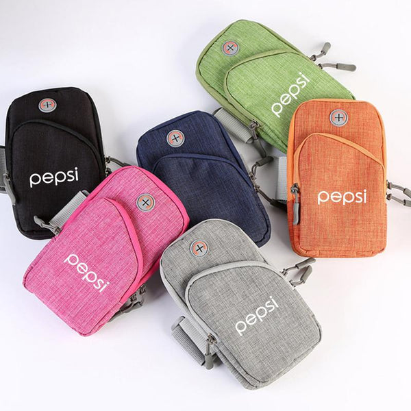 Outdoor Sports Arm Bag with Headphone Hole