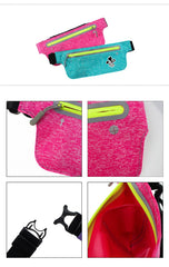 Waterproof Waist Bag with Neon Zipper