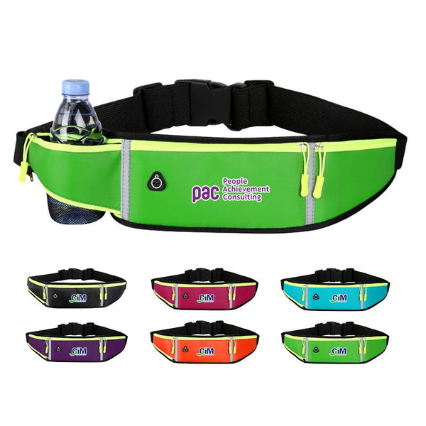 Neon Waist Bag with Water Bottle Pocket