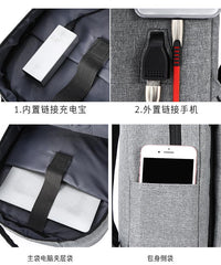 Business Travel Bag with Two Front Pockets