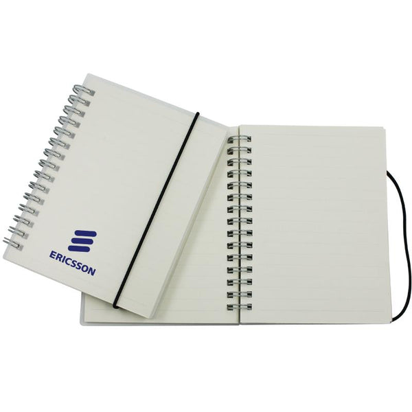 A6 Notebook With Clear Cover And Lined Pages