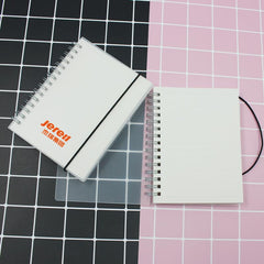 A6 Notebook With Clear Cover And Lined Pages