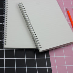 A5 Notebook With Clear Cover And Lined Pages
