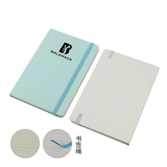 Notebook With Cloth Cover And Elastic Band Closure