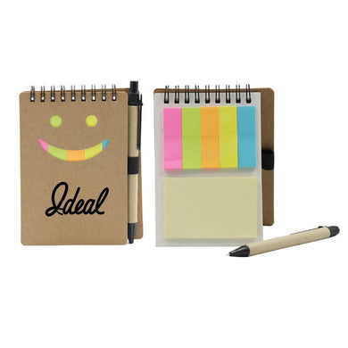 Smiley Face Design Notepad Set