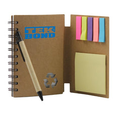 Multifunctional Notepad Set With Kraft Paper Cover