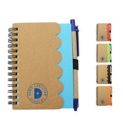 Eco-Friendly Notebook With Scallop Edge