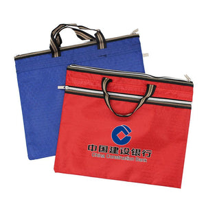 Rectangular Hand Carry Tote Bag with Hexagonal Design