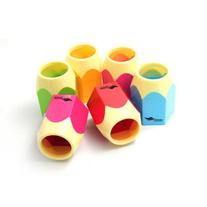 Cute Coloured Plastic Pen Holder