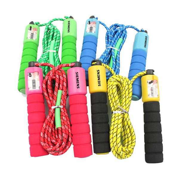 Skipping Rope With Grooved Eva Handles