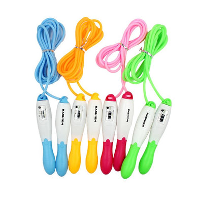 Dual-Coloured Skipping Rope With Jump Counter