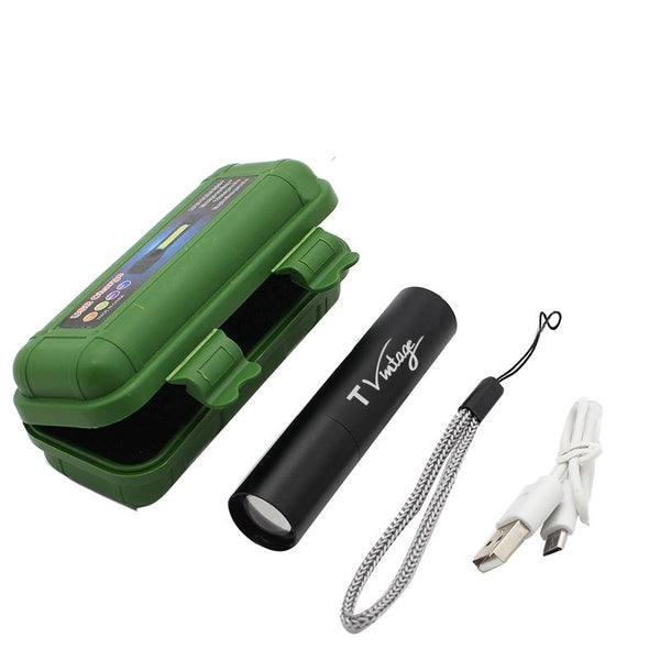 USB-Rechargeable Torch Light with Case