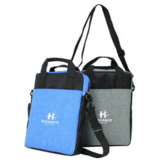Office Document Bag With Carrying Handles And Shoulder Straps