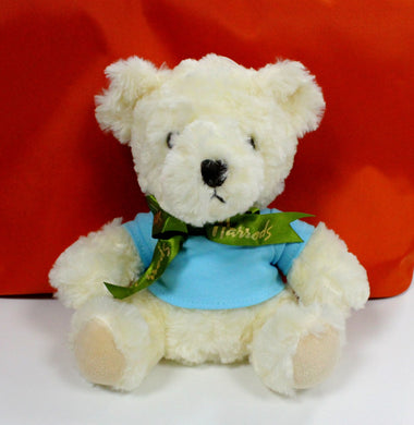 20cm Teddy Bear Plush Toy With T-Shirt, Ribbon And Strap