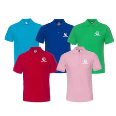 Short-Sleeved Pure Cotton Polo Shirt