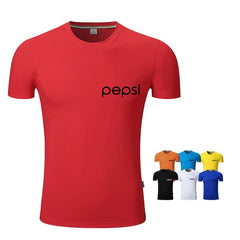 Short-Sleeved Round Neck T-Shirt Made With Silk And Cotton