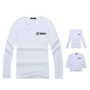 Long-Sleeved Round Neck T-Shirt For Men, Women And Children