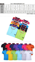 Pure Cotton Short-Sleeved Polo Shirt With Colourful Striped Collar