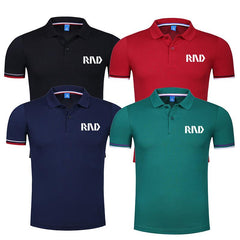 Short-Sleeved Polo Shirt With Striped Arm Pattern
