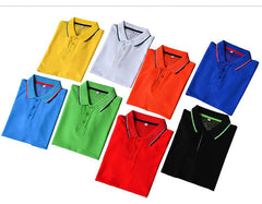 Polo Shirt with Stripe Accent