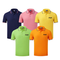 Mens Polo Shirt With Stripe Accent