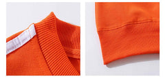 Three-Bar Stripe Design Round Neck Sweater