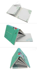 Sticky Notepad Set In Booklet With Colourful Cover