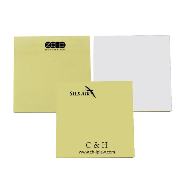 Square Yellow Sticky Notepad