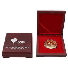 Wooden Box With Commemorative Coin Set